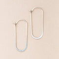 Refined Earring Collection - Cosmic Oval/Silver
